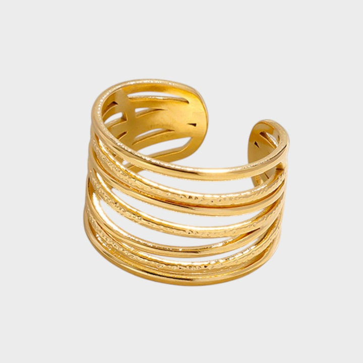 Ruby | Adjustable Stainless Steel Ring