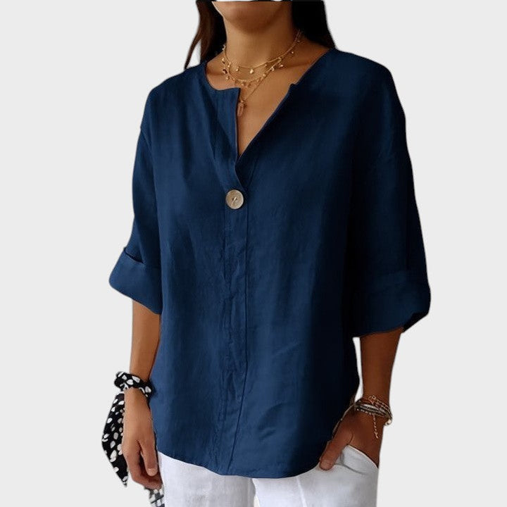 Zamma | Blouse with V-Neck