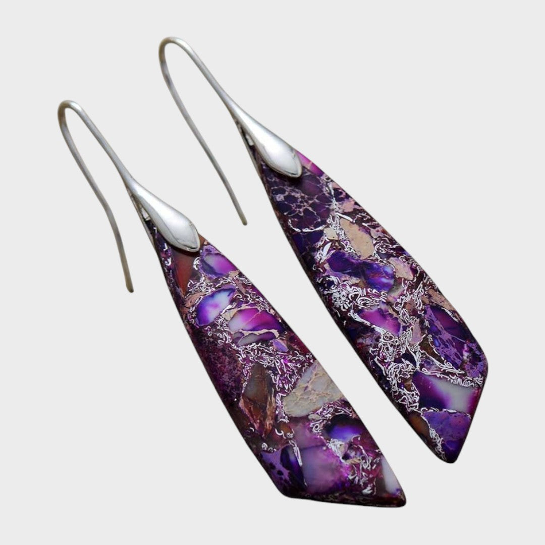 Ala | Earrings with Colored Stones