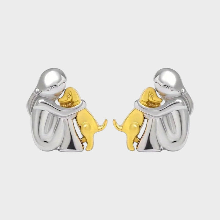 Carminho | Dog Embrace Earrings