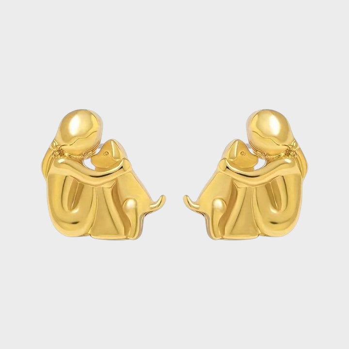 Carminho | Dog Embrace Earrings