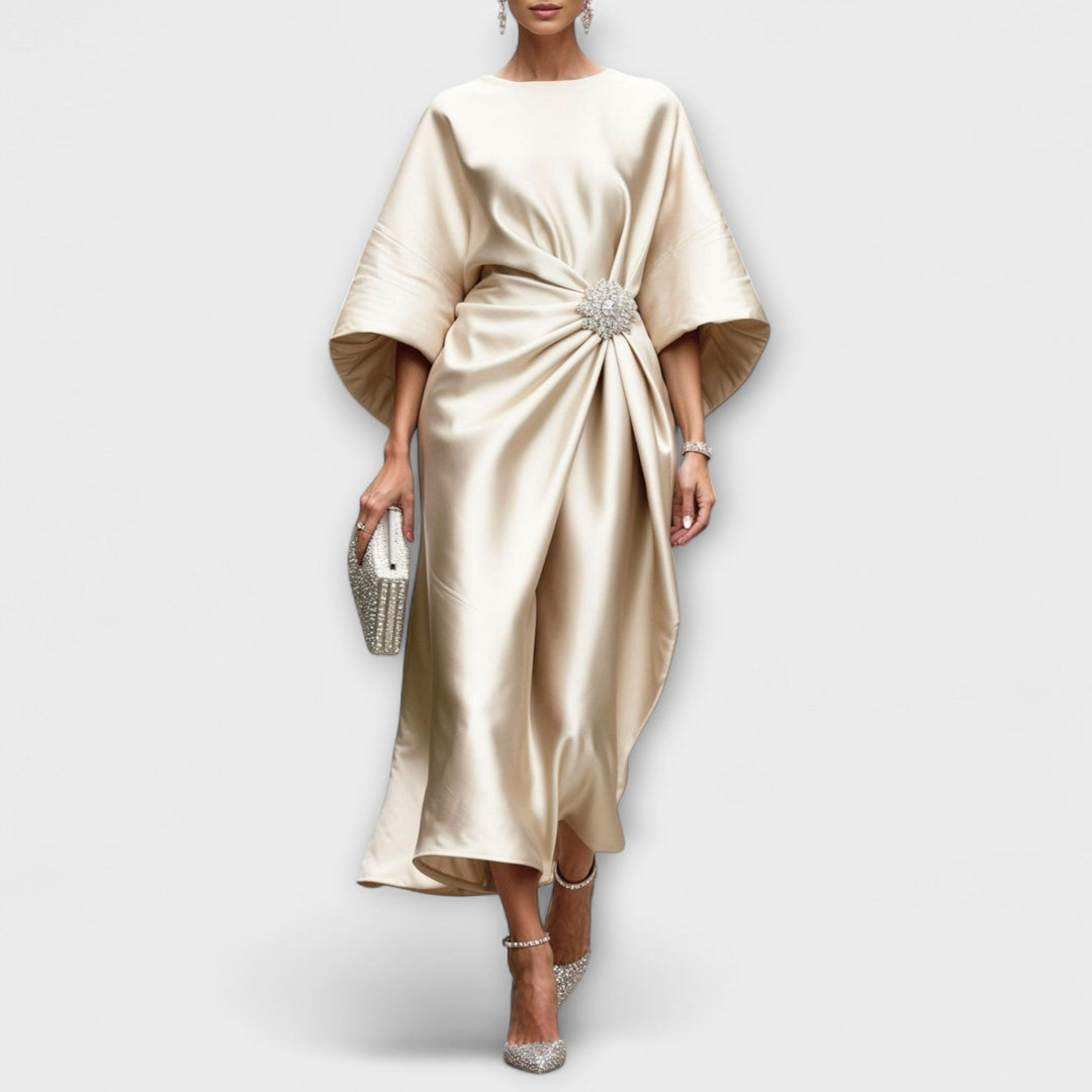 Liora | Luxurious satin maxi dresses with sequins
