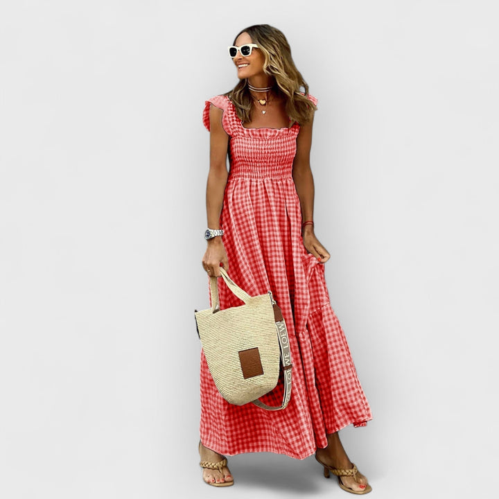 Belle | Maxi Dress with Puff Sleeves