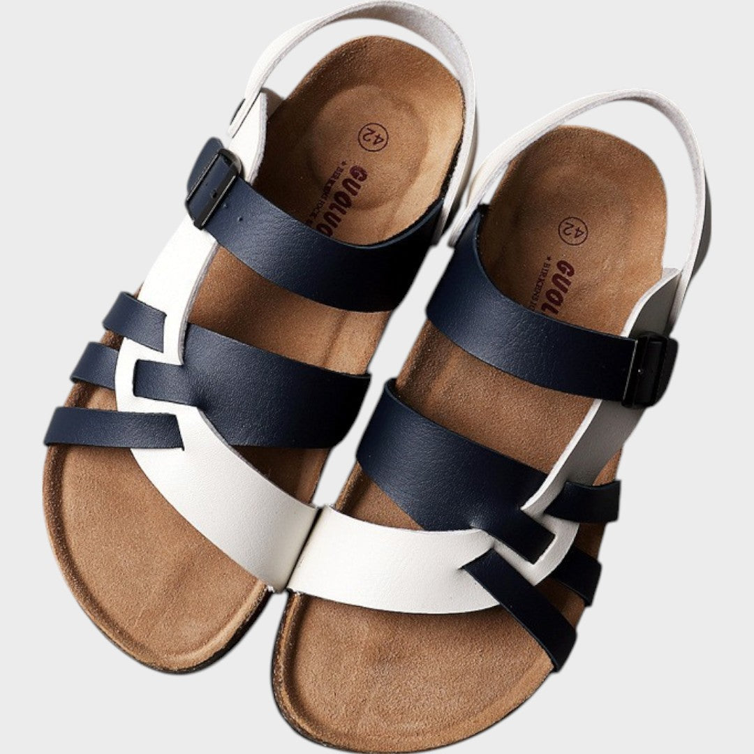 Cecília | Adjustable Orthopedic Leather Sandals
