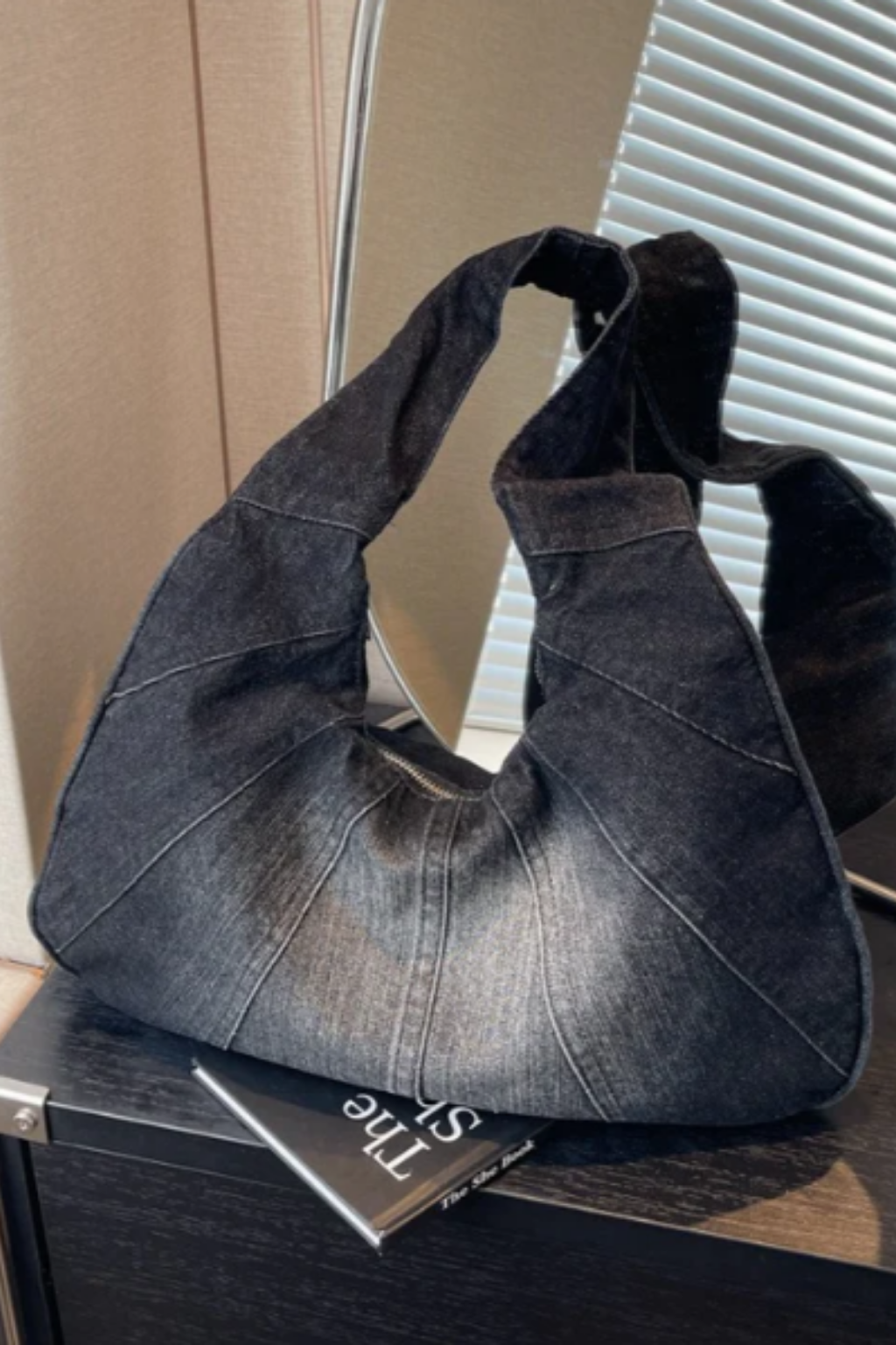 Zara Denim Shoulder Bag – Bella Taylor - New York