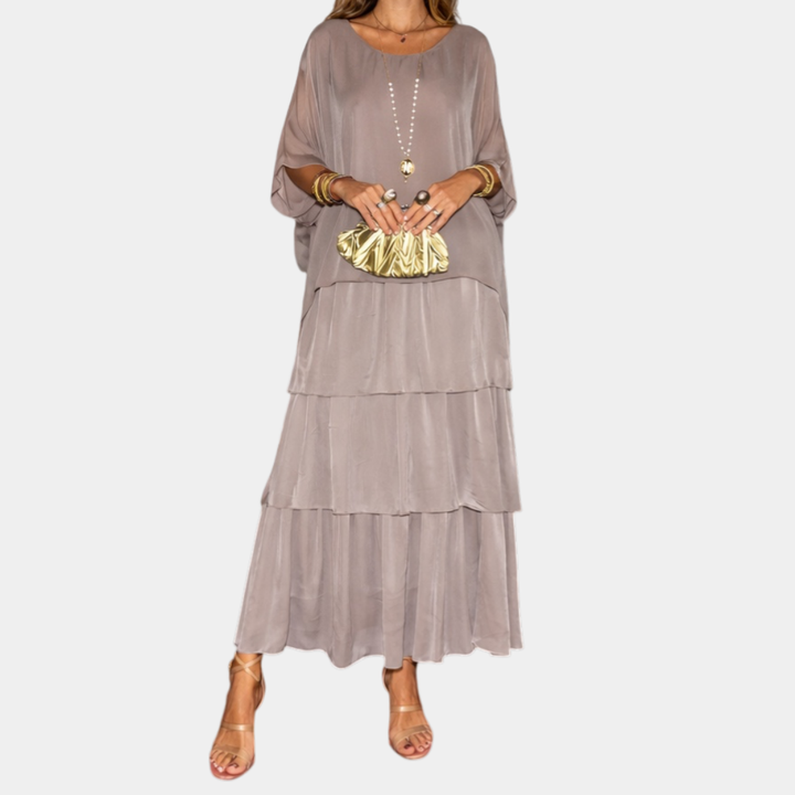 Agnès | Elegant Fluid Maxi Dress