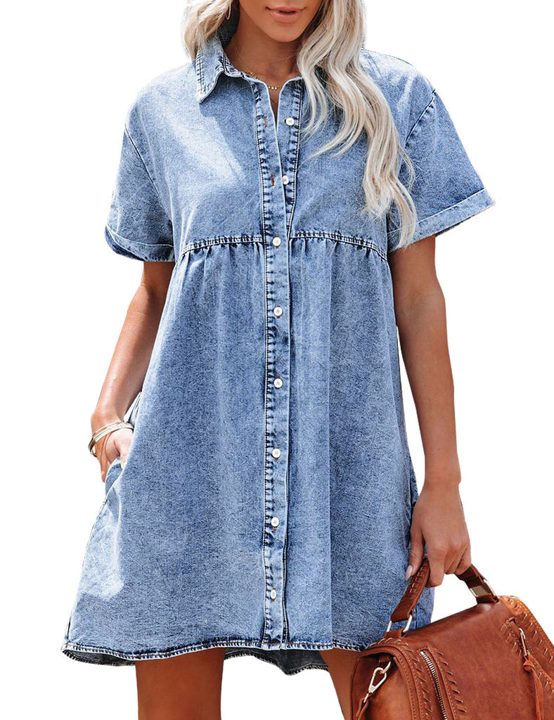 Jane Denim Shirt Dress – Bella Taylor - New York