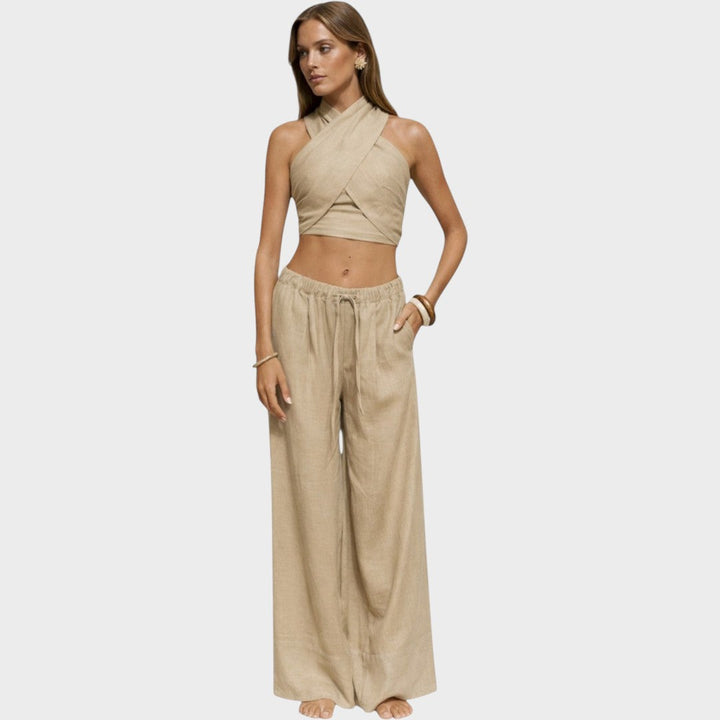 Louna | Strapless Set with Halter Back