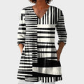 Sophie – women's boho long blouse with V-neck | Bella Taylor - New York