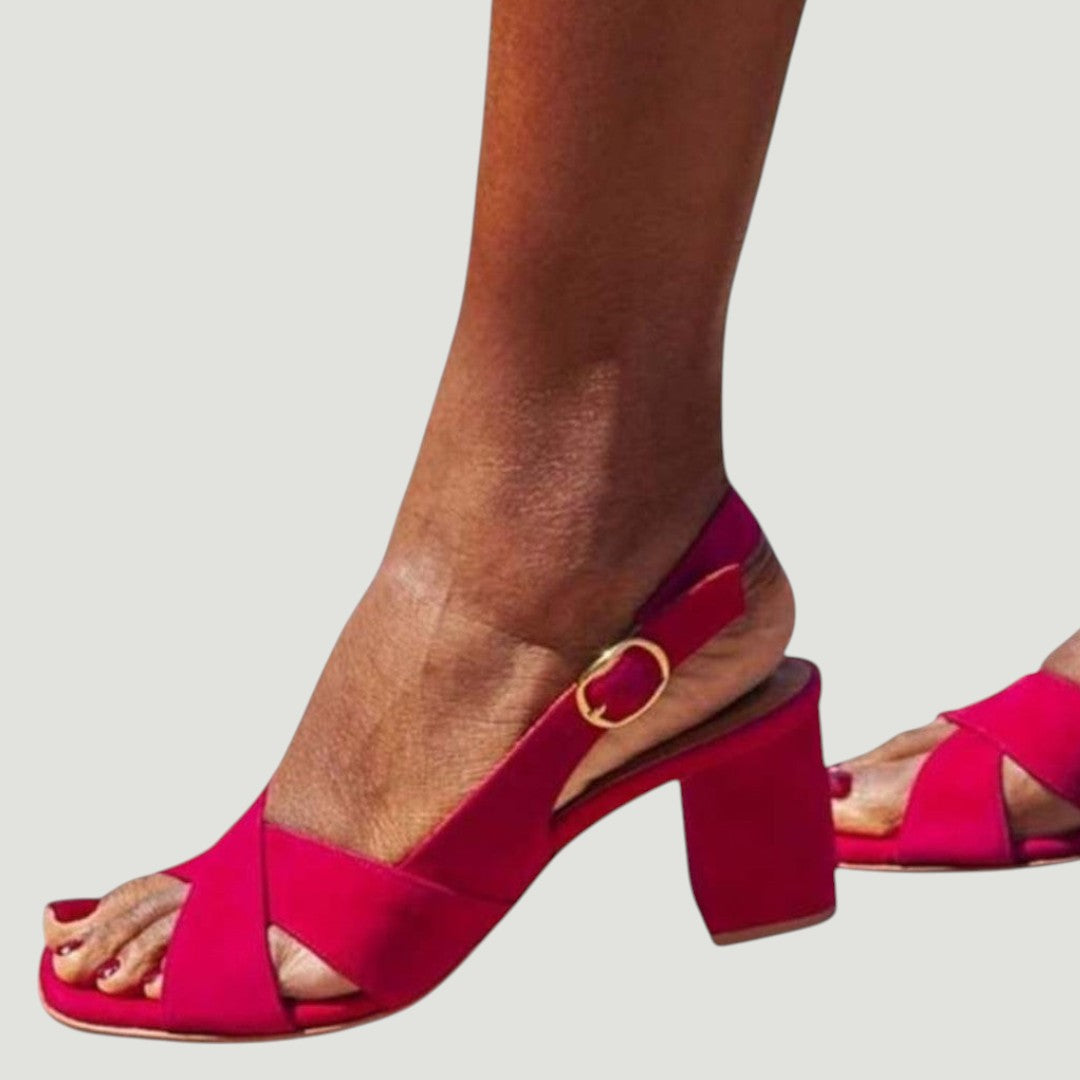 Celeste | Strappy Block Heel Sandals