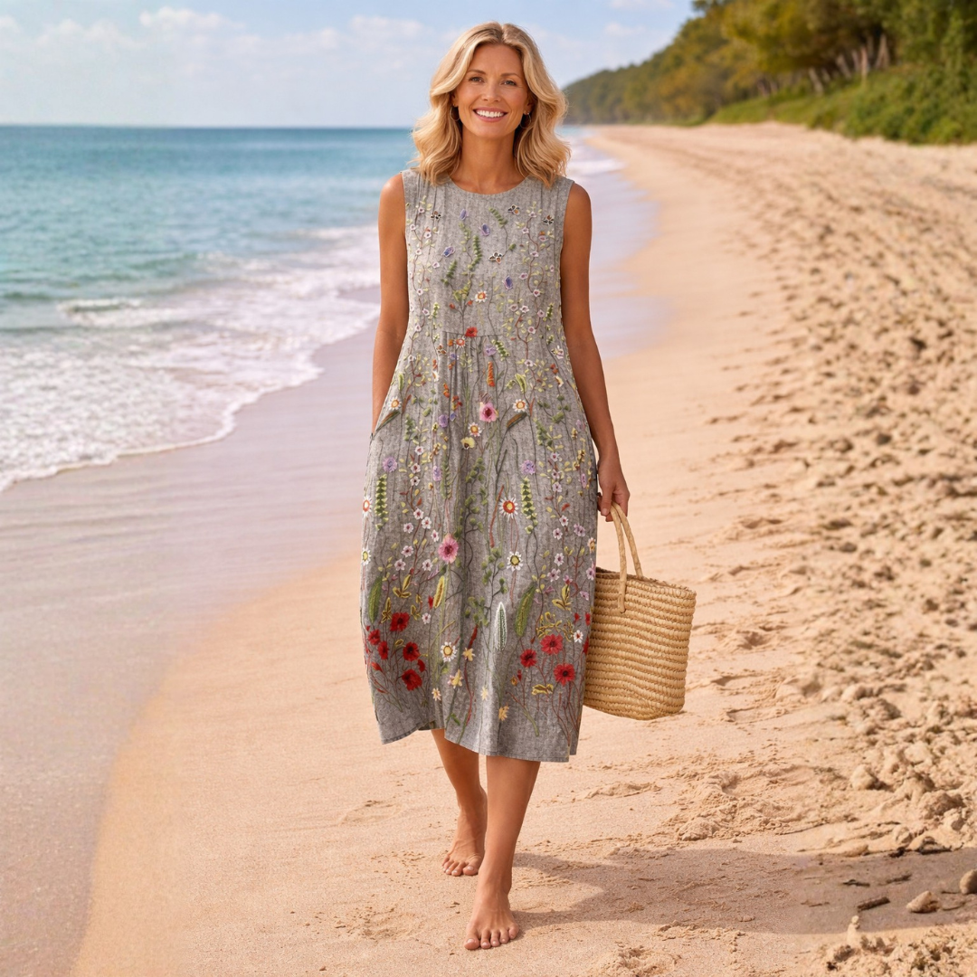 Cara | Elegant Floral Dress