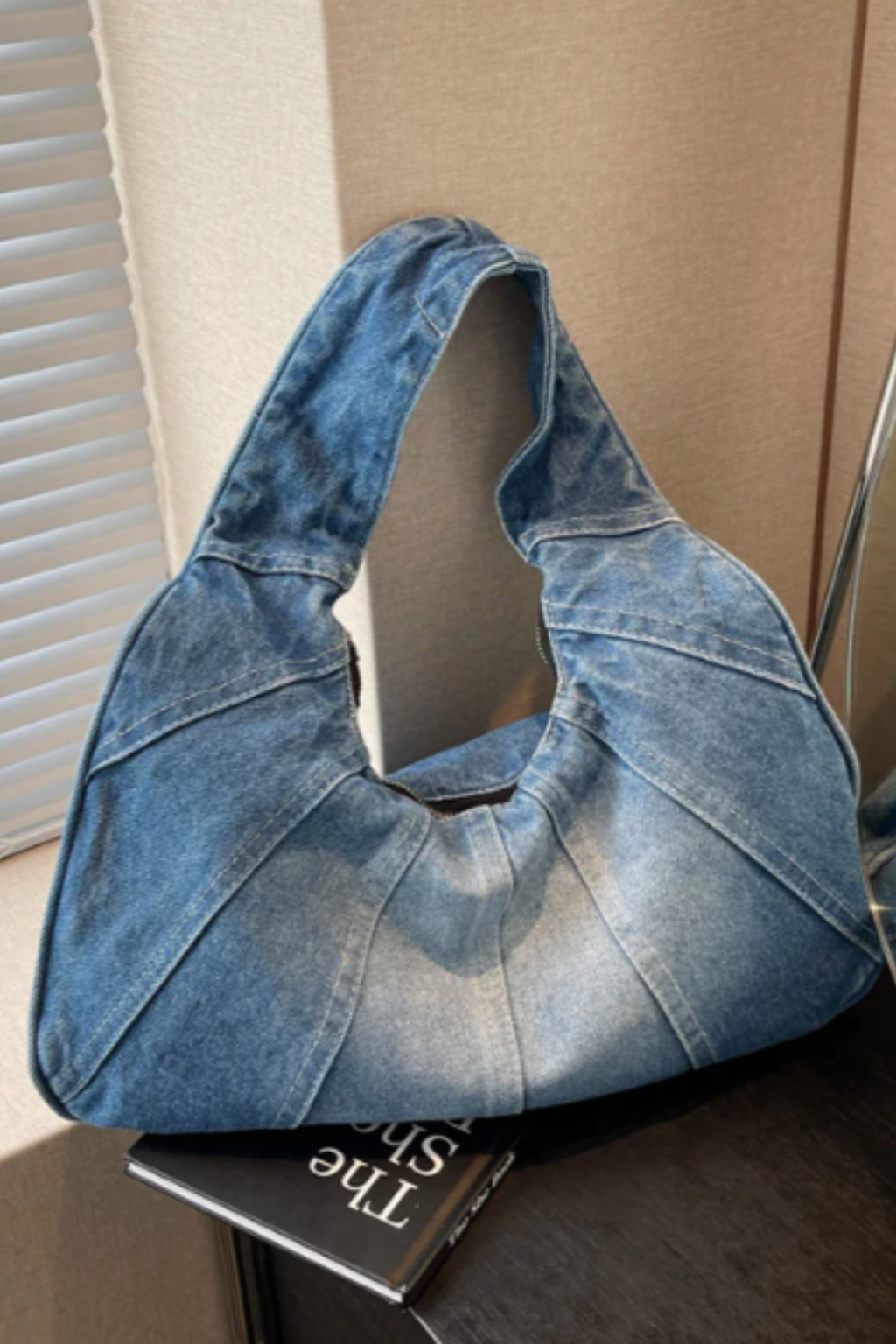 Zara Denim Shoulder Bag – Bella Taylor - New York