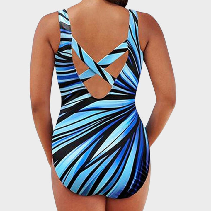 Rita | Striped Swimsuit