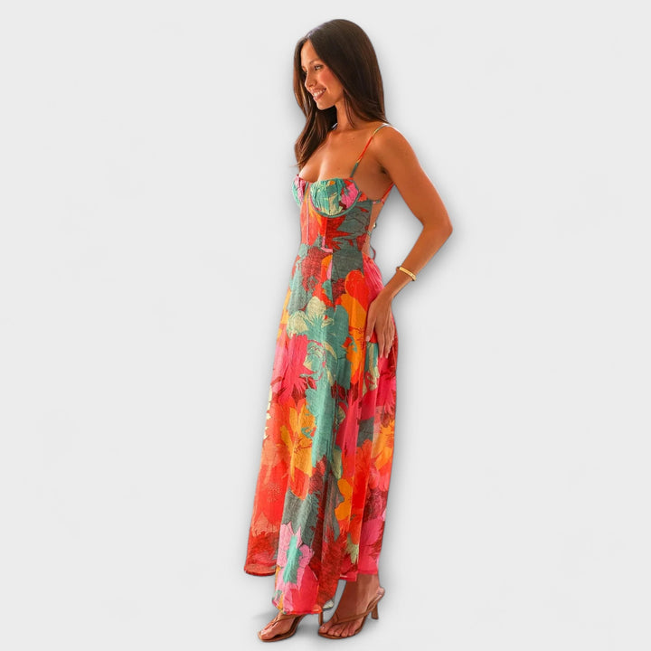 Audrey | Floral Print Dress for Women - Stylish and Attractive