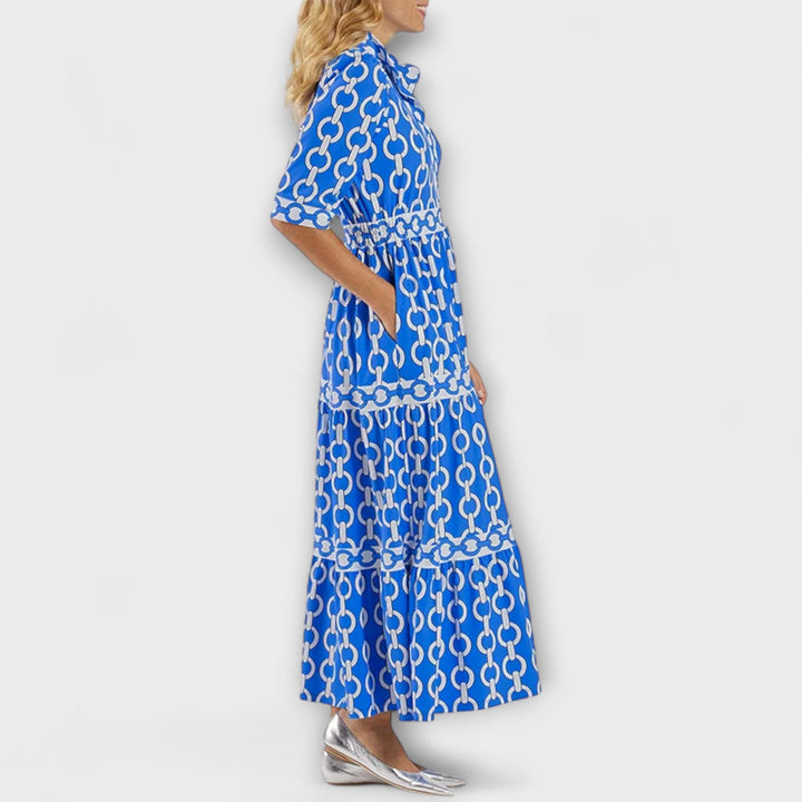Jude | Midi Dress with Three-Quarter Sleeves