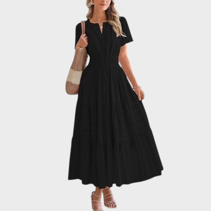 Zaza | Long Dress with Elastic Waist