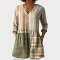 Camille – women's boho long blouse with V-neck | Bella Taylor - New York
