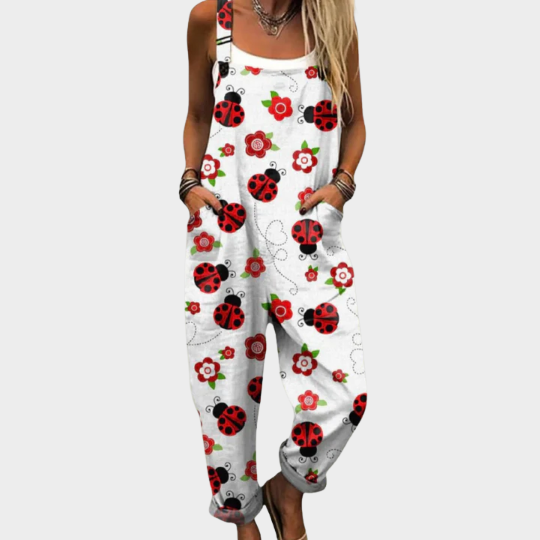Senna Printed Overalls for Women