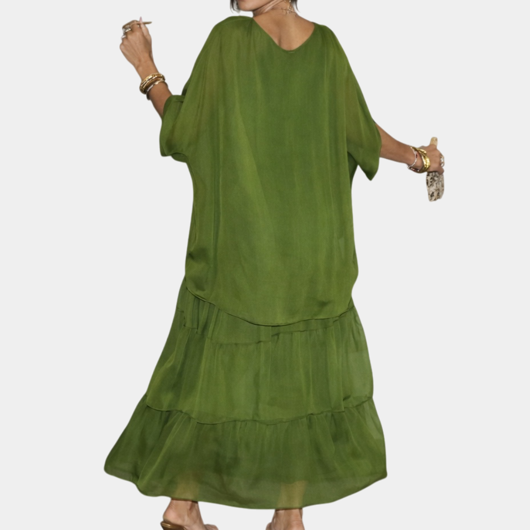 Agnès | Elegant Fluid Maxi Dress