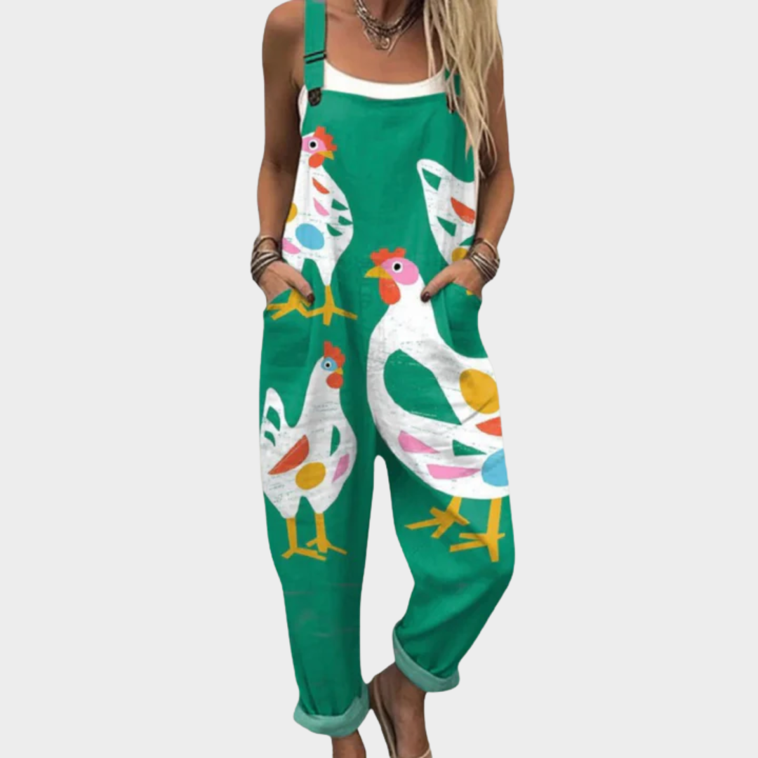 Sage Forest Green Overalls for Women