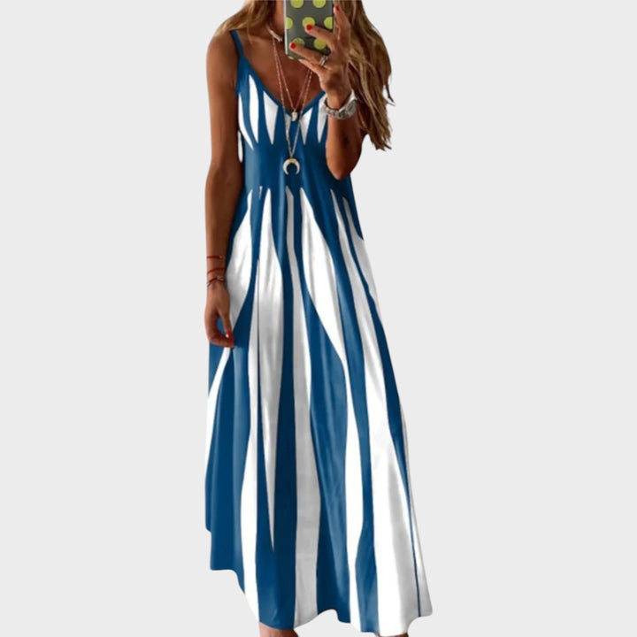Anita | Long Striped Dress
