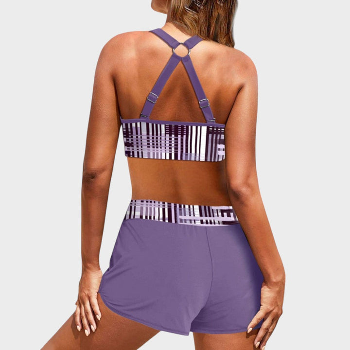 Janette | High-Waisted Bikini with Trim