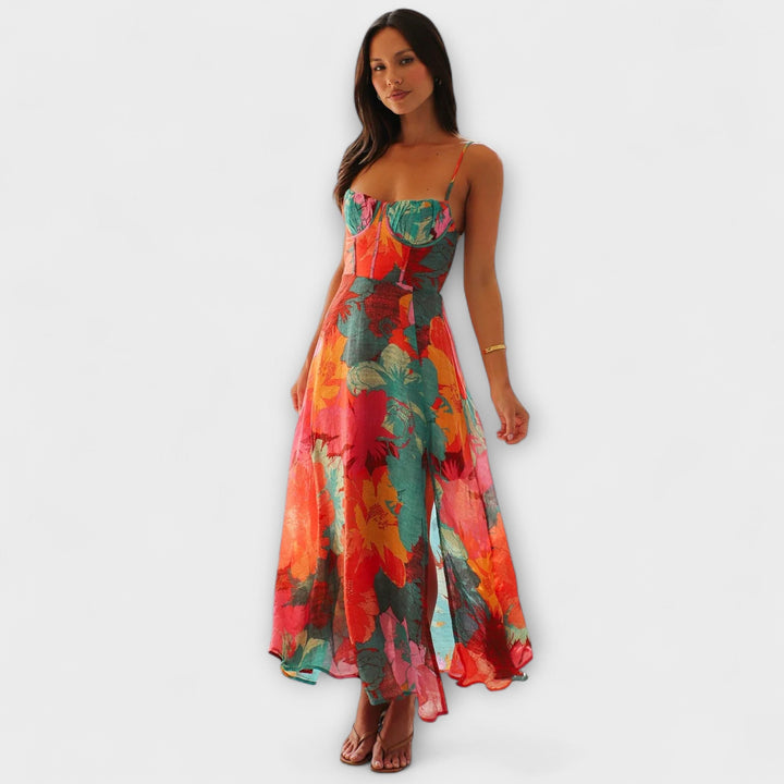 Audrey | Floral Print Dress for Women - Stylish and Attractive