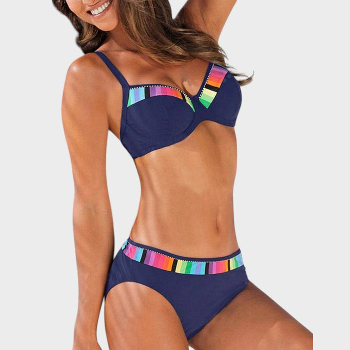 Iris | Color Gradient Split Bikini