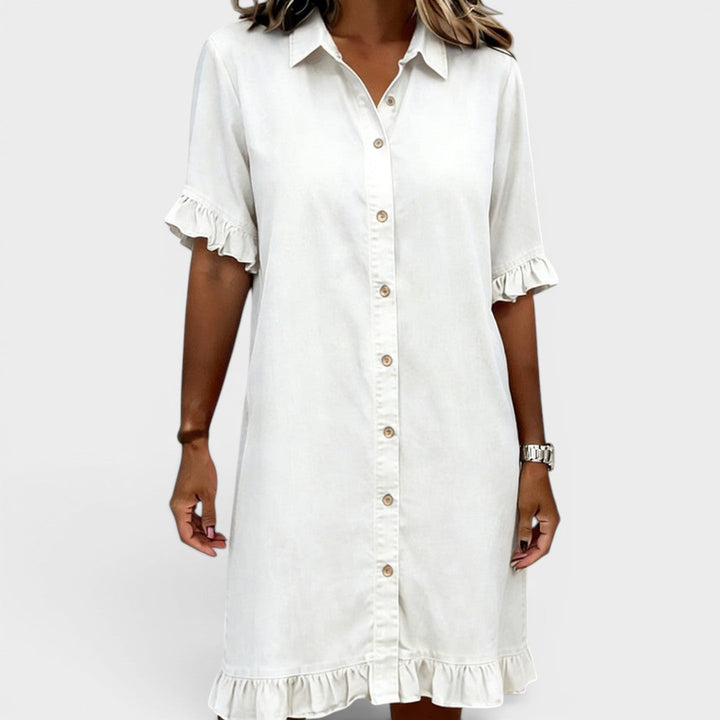 Camille | Elegant Denim Dress