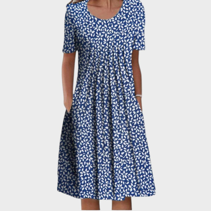 Valéria | Frayed Floral Dress