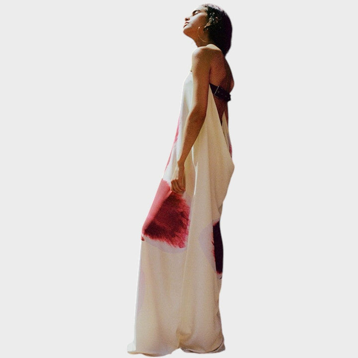 Flower | Backless Dress with Adjustable Buckle