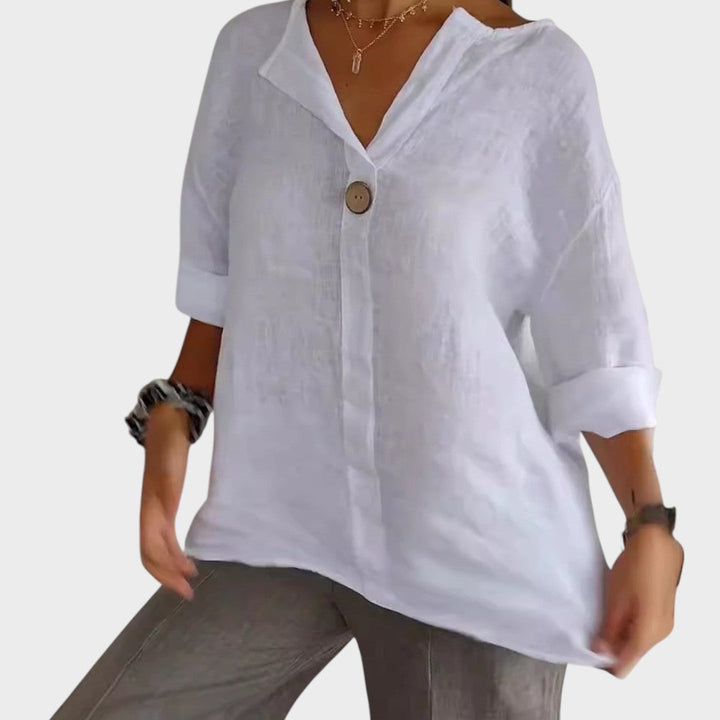 Zamma | Blouse with V-Neck