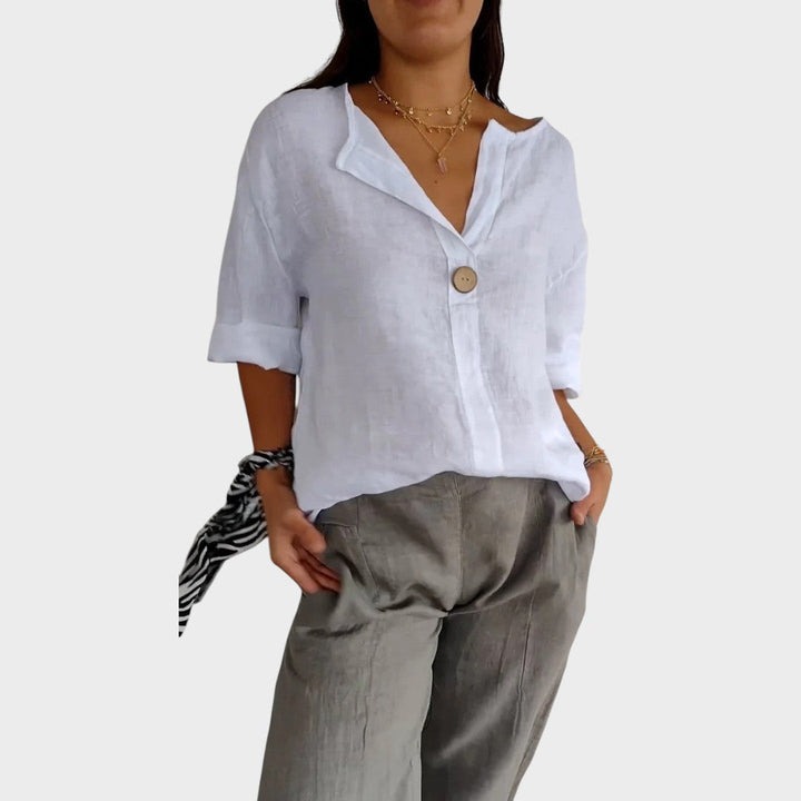 Zamma | Blouse with V-Neck