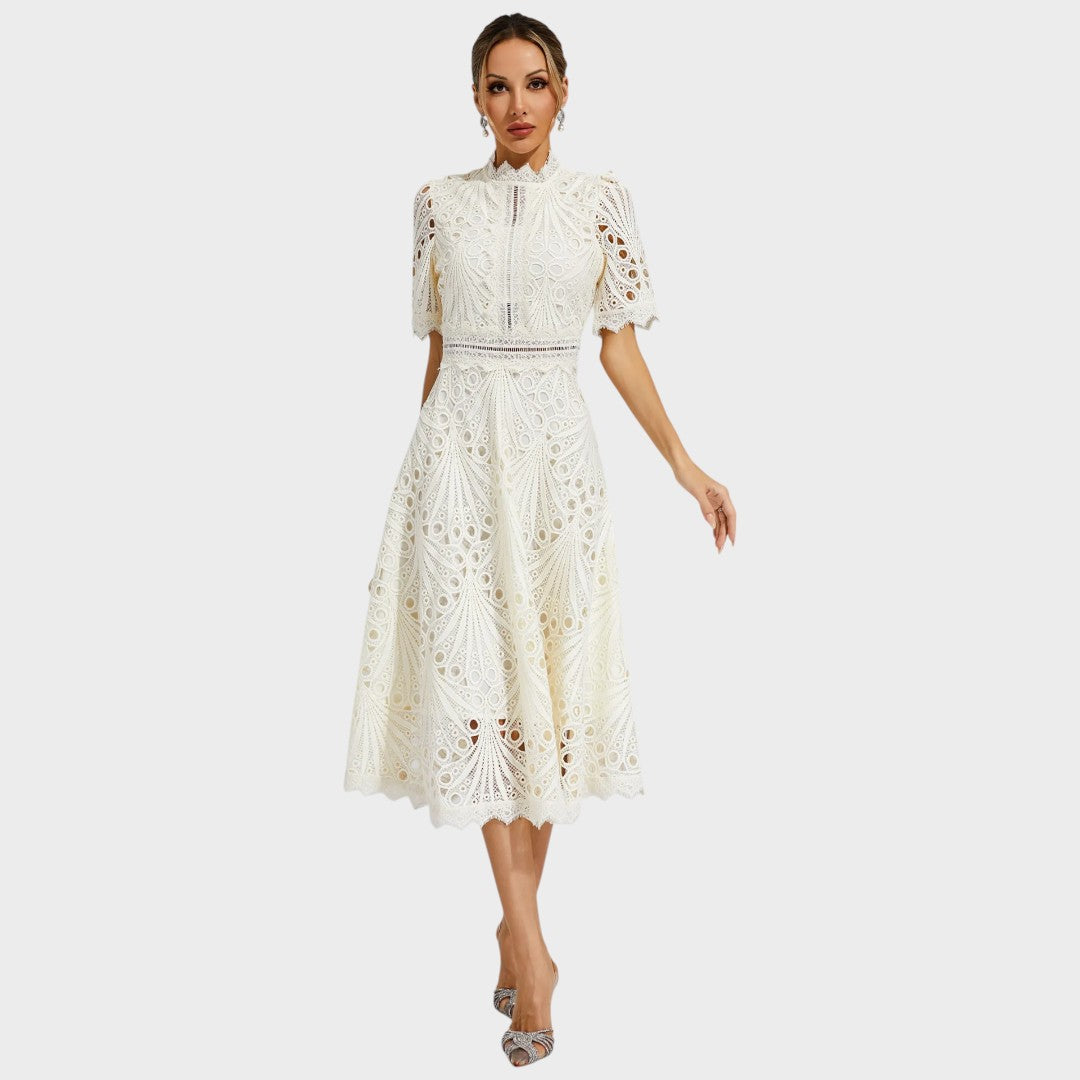Carmen | Lace Midi Dress