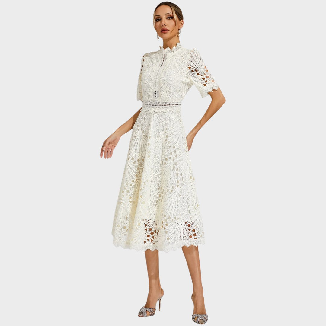 Carmen | Lace Midi Dress