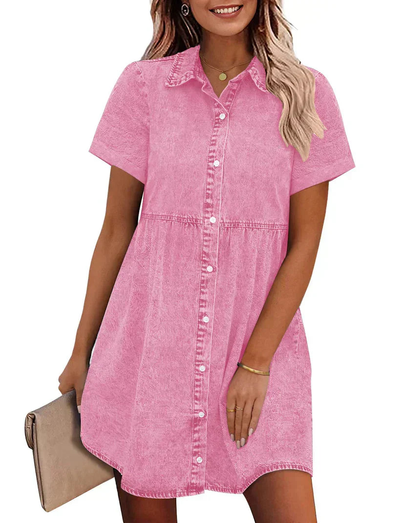Jane Denim Shirt Dress – Bella Taylor - New York