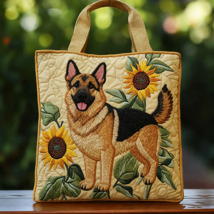 Handcrafted Bag | German Shepherd Floral