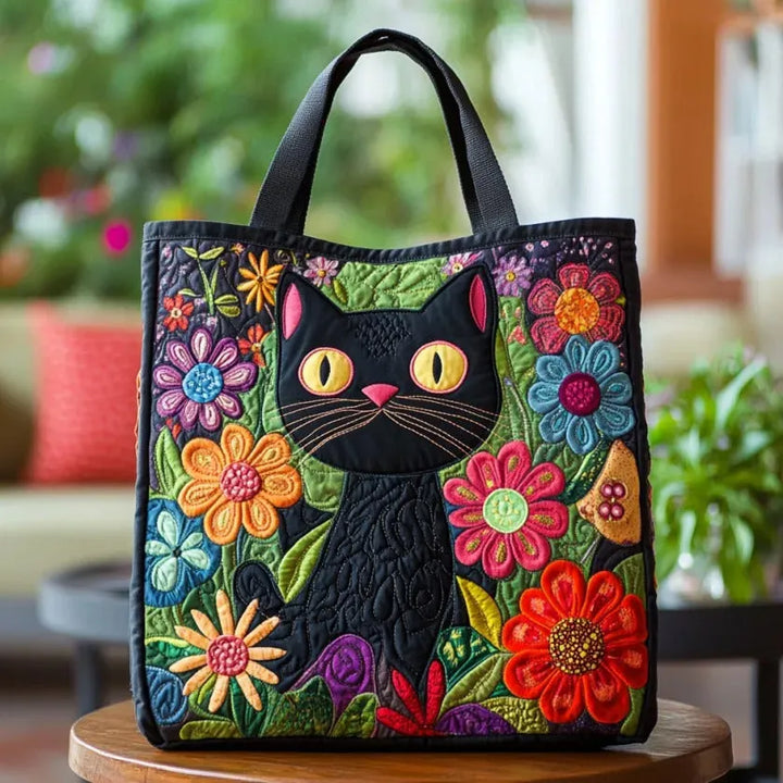 Handcrafted Bag | Enchanted Black Cat