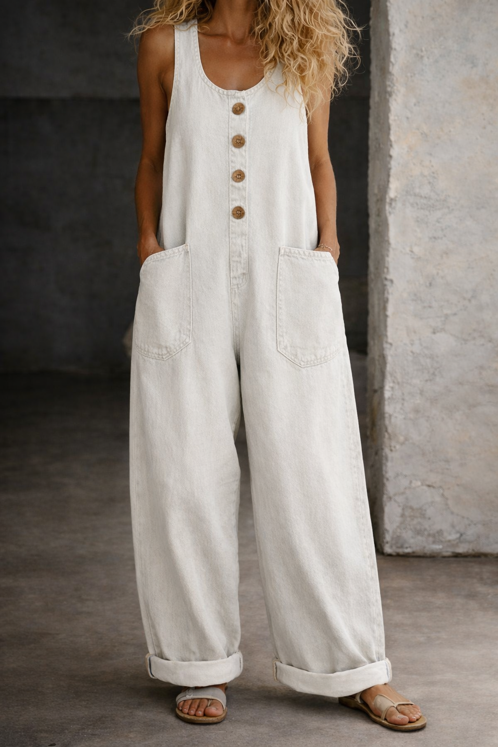 Willy Vintage-Washed Overalls – Bella Taylor - New York