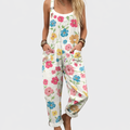 Maple Printed Overalls for Women