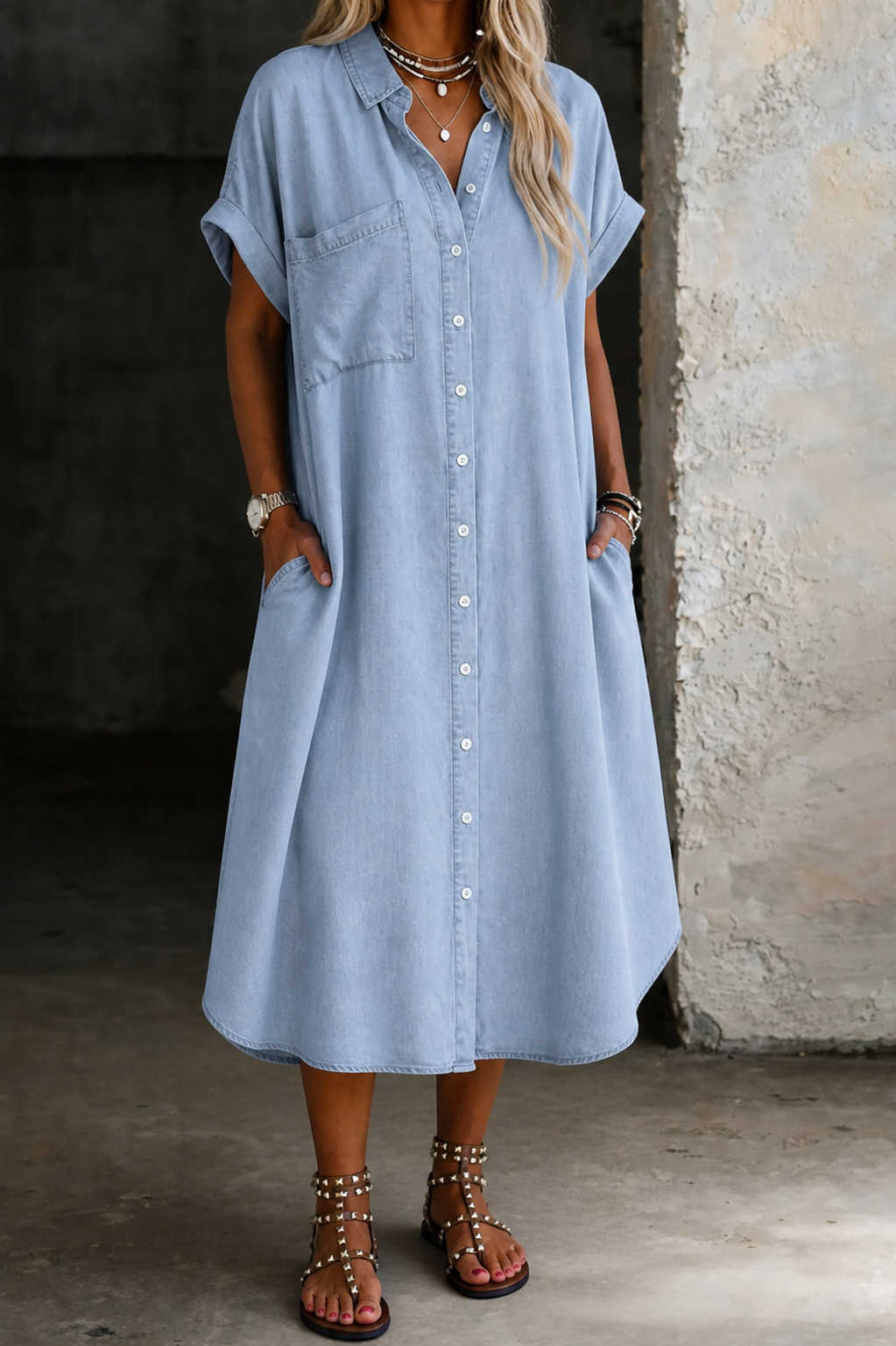 Karen Lightweight Shirt Dress – Bella Taylor - New York