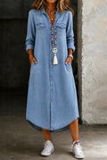 Helen Long Shirt Dress – Bella Taylor - New York