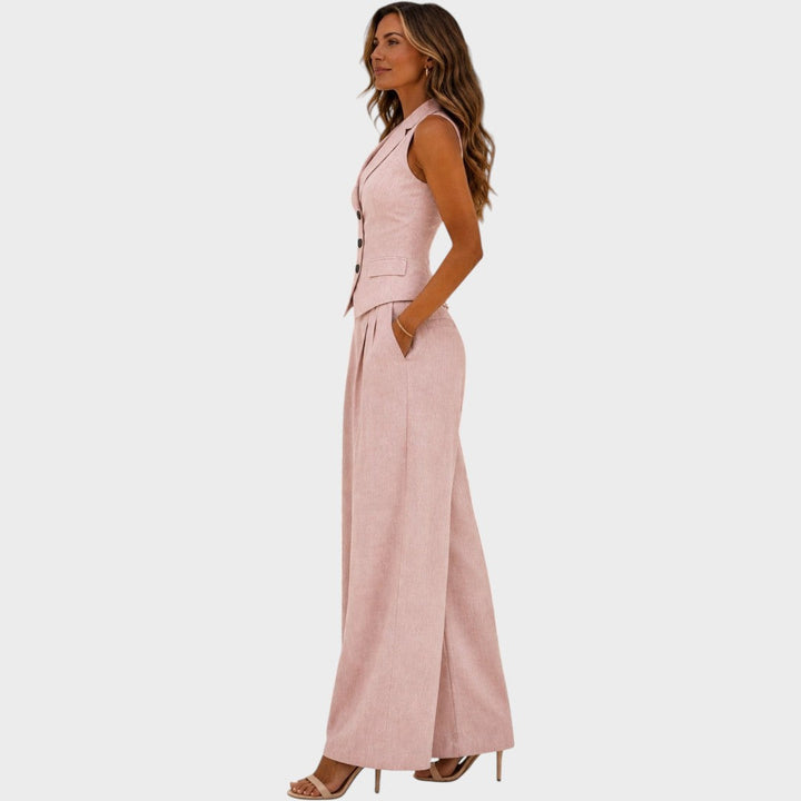 Clarine | Pants and Vest Set