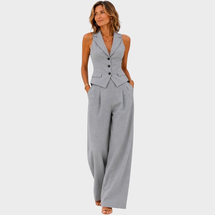 Clarine | Pants and Vest Set