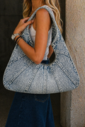 Zara Denim Shoulder Bag – Bella Taylor - New York