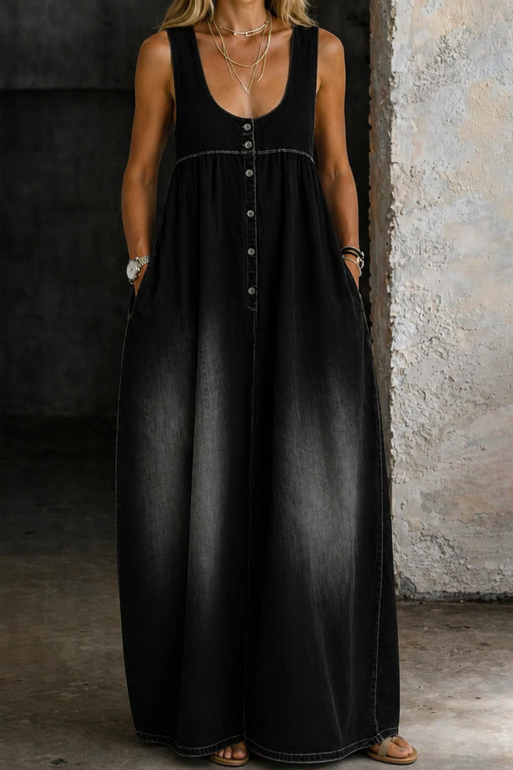 Veronica Loose Vest Dress – Bella Taylor - New York