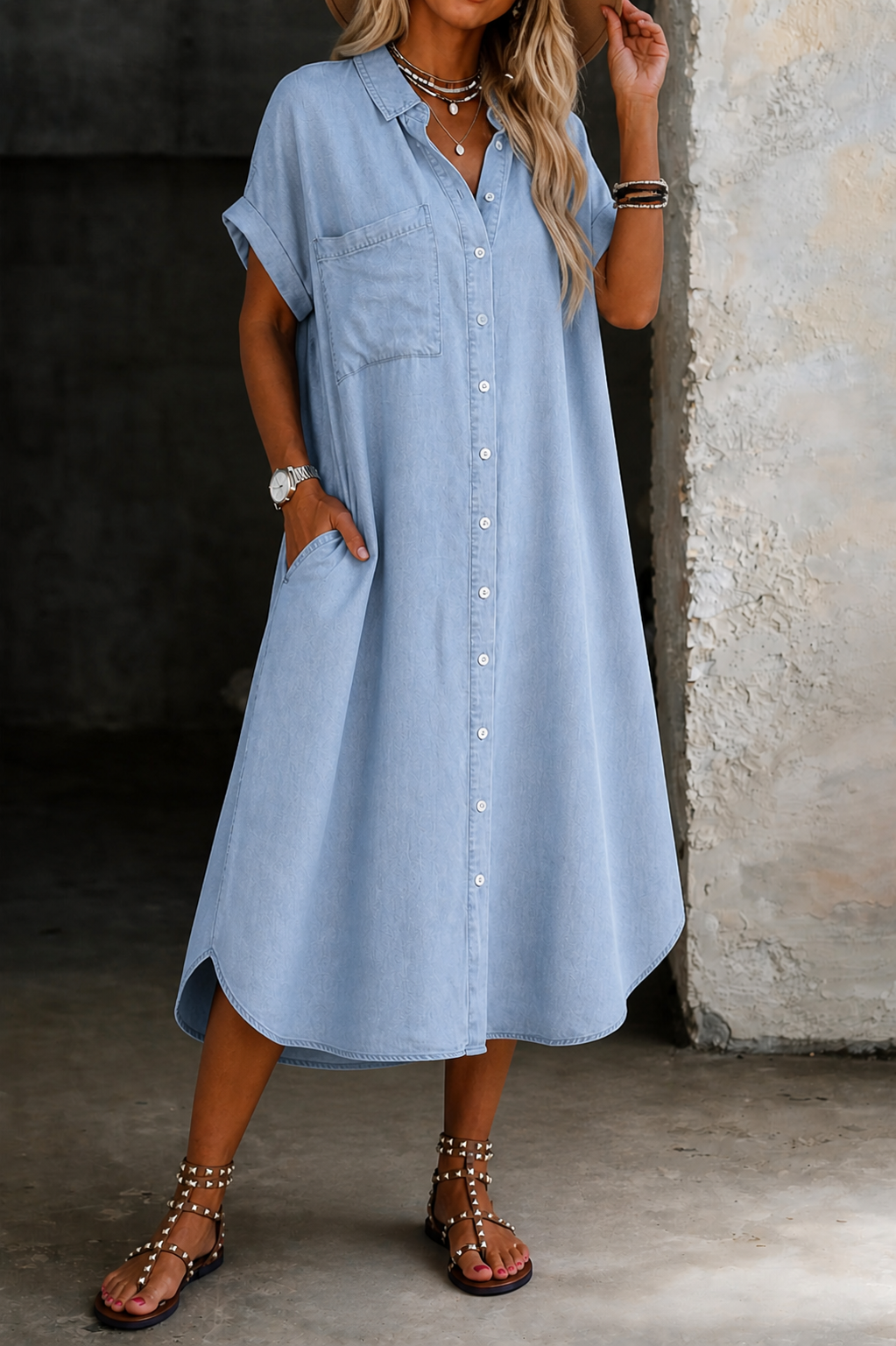 Karen Lightweight Shirt Dress – Bella Taylor - New York
