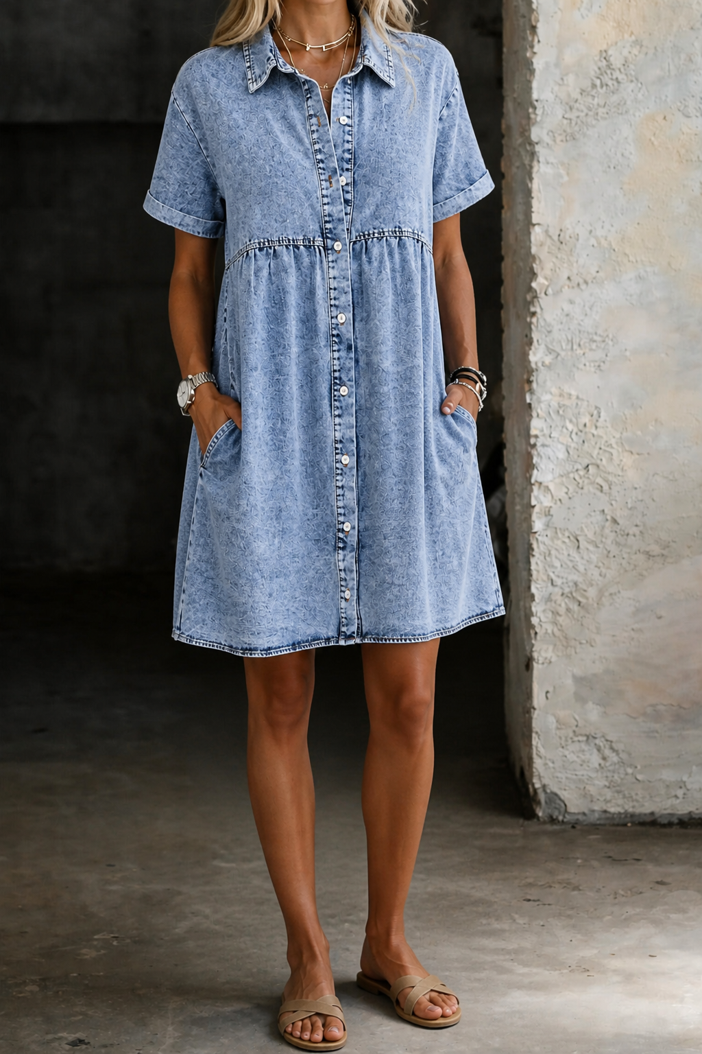 Jane Denim Shirt Dress – Bella Taylor - New York