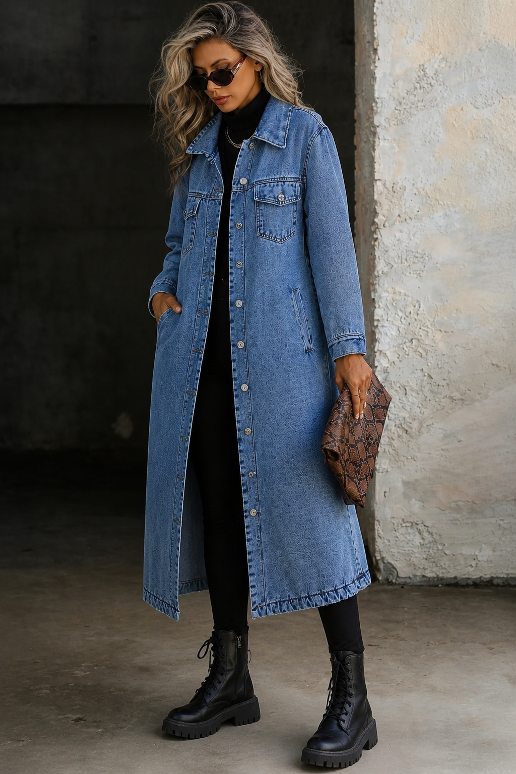 Maya Long Denim Jacket – Bella Taylor - New York