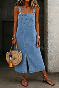 Susan Denim Jumper Dress – Bella Taylor - New York